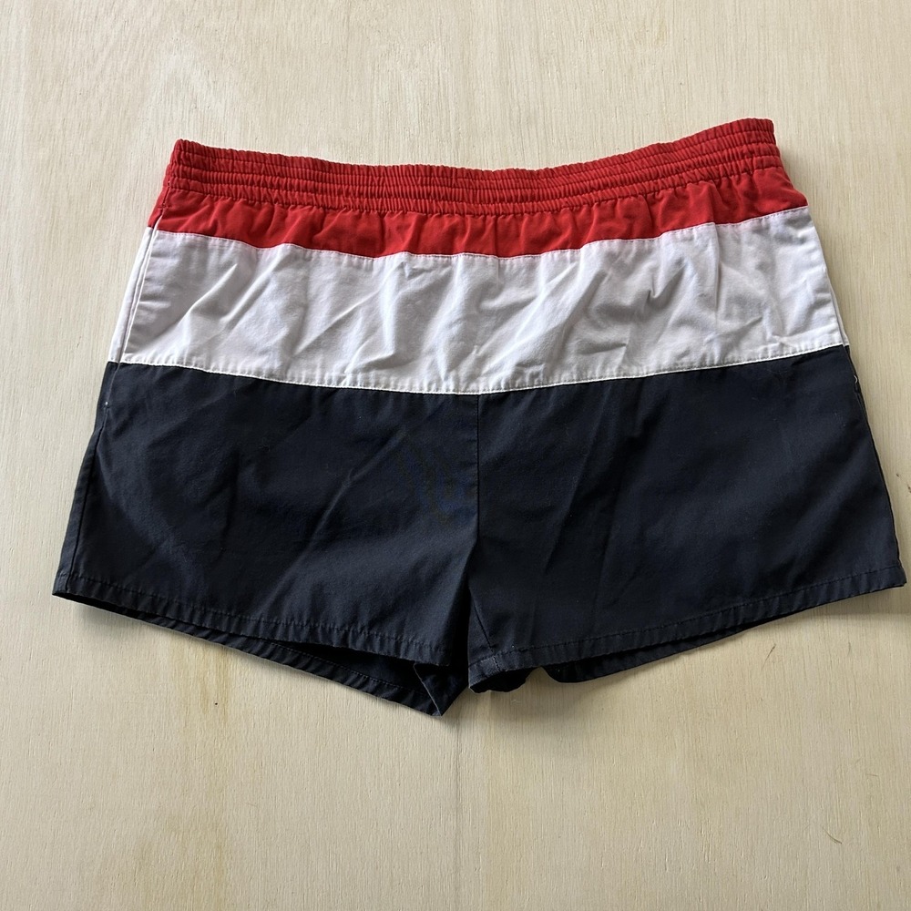 Vintage 90s Generation One Swim Shorts Mens XL Colorblock Mesh Lined Trunks